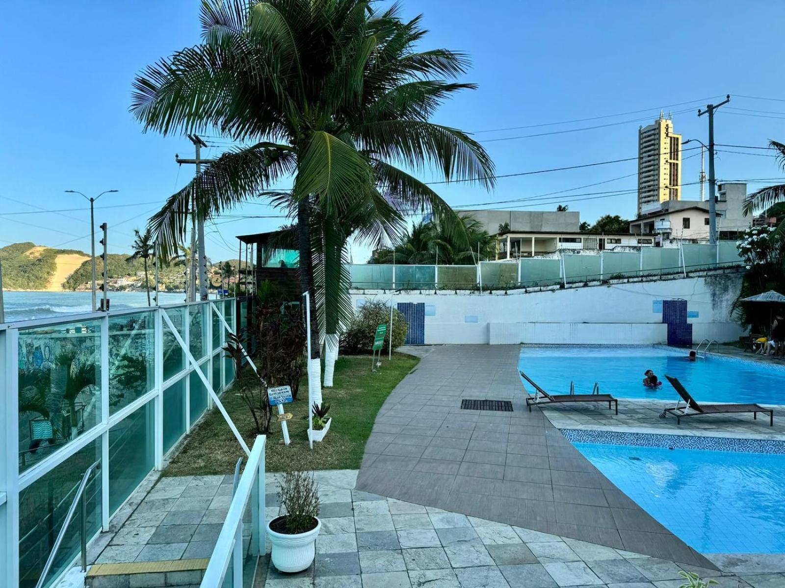 Edy Hospedagens Beira-Mar Flat 310 Com Vista Para O Morro Do Careca, Piscina E Localizacao Privilegiada 나탈 외부 사진