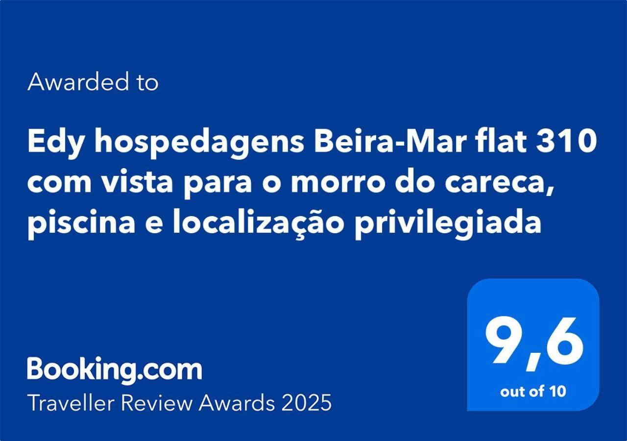 Edy Hospedagens Beira-Mar Flat 310 Com Vista Para O Morro Do Careca, Piscina E Localizacao Privilegiada 나탈 외부 사진